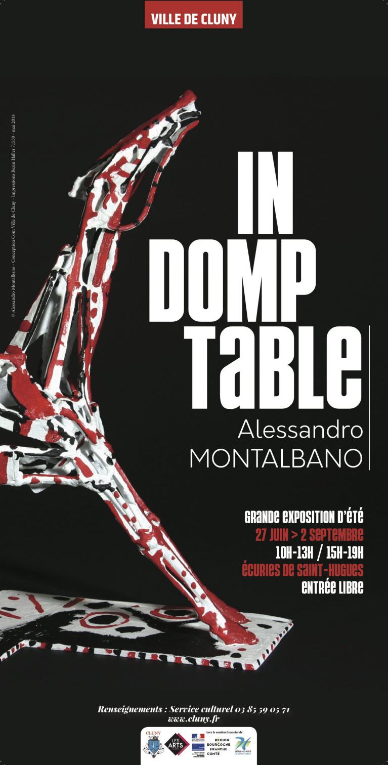 Affiche expo Indomptable Cluny