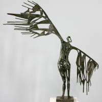 Angel XX 2005 Bronze, unique piece - Back view