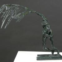 Forward  1999 Bronze, unique piece - Height : 11,61 in