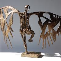 Angel XXVII 2008 Bronze, unique piece - Back view