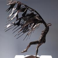Angel XXII 2006 Bronze, unique piece - Height : 22,83 in (Private collection)