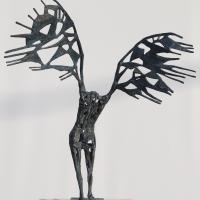 The Flight 2012 Bronze, unique piece - Back view