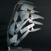 Souvenir d'un ange IV 2023 Welded and patinated steel - 48 x 37 x 20 cm (Private collection)