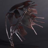 Souvenir d'un ange XII 2024 Welded and patinated steel - 25 x 14 x 17 cm