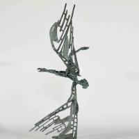 Too close to the sun 1998 Bronze, unique piece - Height : 23,42 in