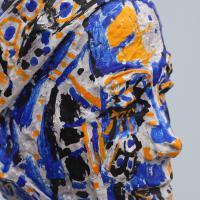 Portrait III 2006 - 2008 Painted bronze - Detail