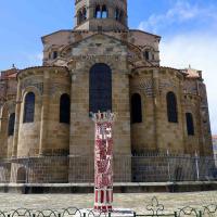 Ma colonne d'Issoire 2025 - Welded, powdercoated and painted steel- 240 x 85 x 76 cm