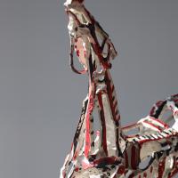 The kick 2008 Welded and painted bronze - Detail