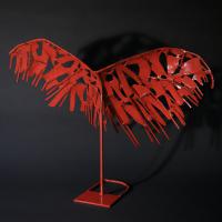 Les ailes du Désir 2021 - Welded and painted steel - 51,5 x 70,5 x 27 cm