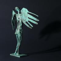 L'Ange du Printemps 2021 - Welded and painted steel - 28 x 38,5 x 14 cm