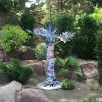 The Palm Tree of life and love 2019 - Welded and painted steel, unique piece - Height : 2,05 m (Private collection)