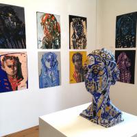 Portrait III - View of the exhibition in the Salles Jean-Hélion, Issoire