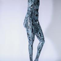 La Source 2023 Welded, painted and patinated steel - 110 x 46,5 x 31 cm