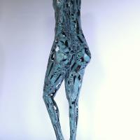 La Source 2023 Welded, painted and patinated steel - 110 x 46,5 x 31 cm