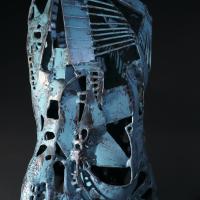 La Source 2023 Welded, painted and patinated steel - 110 x 46,5 x 31 cm