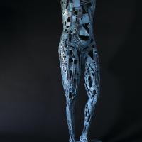 La Source 2023 Welded, painted and patinated steel - 110 x 46,5 x 31 cm