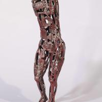 Archéologie intime 2025 Welded, painted and patinated steel - 46,5 x 17 x 13 cm