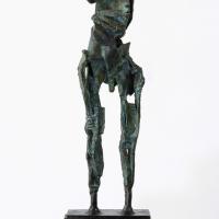 Standing man II  1996 Bronze, unique piece - Height : 11,81 in (Private coll.)