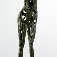 The quiet one  2006 Bronze, unique piece - Height : 24,21 in