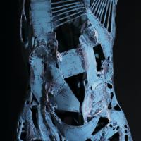 La Source 2023 Welded, painted and patinated steel - 110 x 46,5 x 31 cm