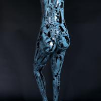 La Source 2023 Welded, painted and patinated steel - 110 x 46,5 x 31 cm