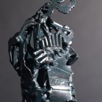 Petite Muse 2024 Welded and patinated steel - 33,5 x 10 x 9 cm