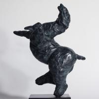 Rearing horse  1990 Bronze 8 ex. - Height : 15,35 in