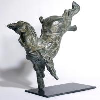Kicking horse 1990 Bronze 8 ex. - Height : 12,59 in