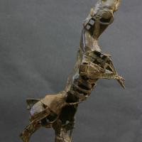 Extension II  2005 Bronze, unique piece - Height : 16,92 in