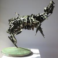 Horse 1994 Welded brass, unique piece - Height : 17,32 in
