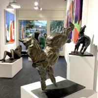 Kicking horse - View of the exhibition at the WS Art Gallery (Switzerland)