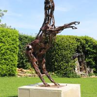 The Indomitable 2018 Welded steel, unique piece - Height : 77,95 in (Private collection)