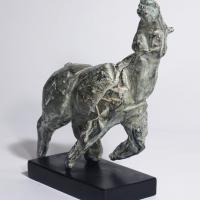 Small trotting horse 1992 Bronze 8 ex. - Height : 8,26 in