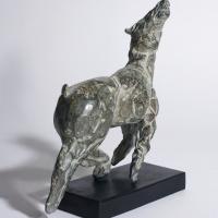 Small trotting horse 1992 Bronze 8 ex. - Height : 8,26 in
