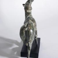Small trotting horse 1992 Bronze 8 ex. - Height : 8,26 in