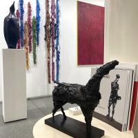 Cheval avant le départ - WS Art Gallery's booth at Art International Zurich