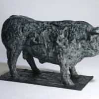 Big Charolais bull  2016 Bronze 8 ex. - Height : 7,48 in