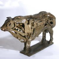 My neighbour  2016 Welded bronze, unique piece - Height : 7,87 in