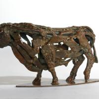 My neighbour II  2016 Welded bronze, unique piece - Height : 6,10 in (Private coll.)