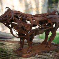 Toro antico 2017 Welded steel - Height : 9,25 in