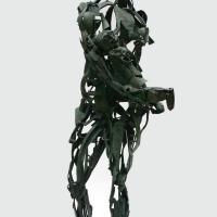 Maternity  1996 Soldered bronze, unique piece - Height : 94,48 in