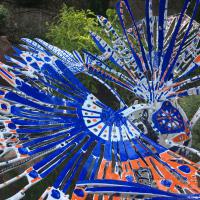 The Palm Tree of life and love 2019 - Soldered and painted steel, unique piece - Height : 2,05 m (Private collection)