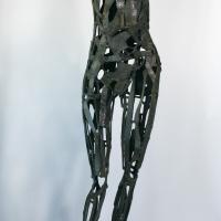 The Amazone  2012 Soldered bronze, unique piece - Height : 70,86 in (Private coll.)