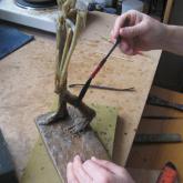 Creation of a wax sculpture