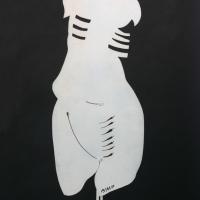 Silhouette 1989 Metal - Height : 31,10 in