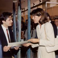 A. Montalbano receiving the Prize fron Princess Caroline