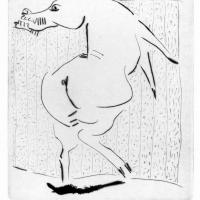 Série Moi et mon cheval 1991
													Pointe sèche
													Tirage à 20 exemplaires