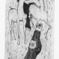 Les prétendants 2002 Pointe sèche Tirage à 10 exemplaire