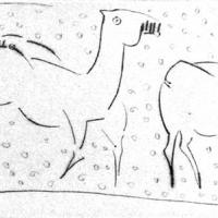 Série Moi et mon cheval 1991
													Pointe sèche
													Tirage à 20 exemplaires