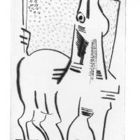 Série Moi et mon cheval 1991
													Pointe sèche
													Tirage à 20 exemplaires